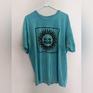 Teal Sun Graphic T-Shirt